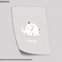 Wish Animals, Elephant, hello, poster