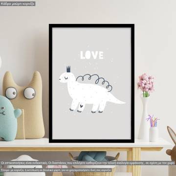 Dinosaur, love, poster