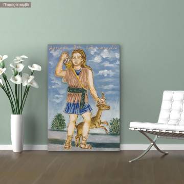 Πίνακας ζωγραφικής Άρτεμις, Θεόφιλος, αντίγραφο σε καμβά
