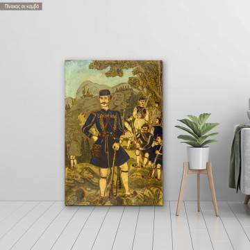 Πίνακας ζωγραφικής Παύλος Μελάς, Θεόφιλος, αντίγραφο σε καμβά