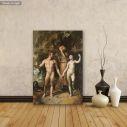 Canvas print The fall, Cornelis van Haarlem
