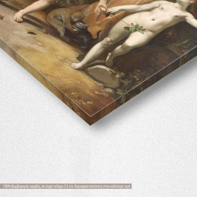 Πίνακας ζωγραφικής The fall, Cornelis van Haarlem, αντίγραφο σε καμβά, λεπτομέρεια