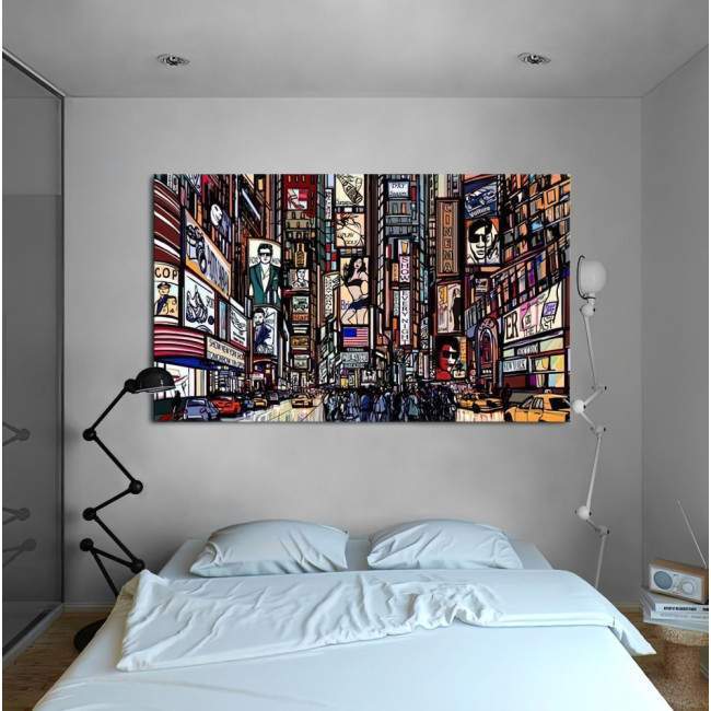 Πίνακας σε καμβά Cityscape vector art, αντίγραφο σε καμβά 2