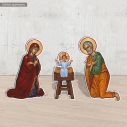Wooden figures, Nativity of Jesus art 2