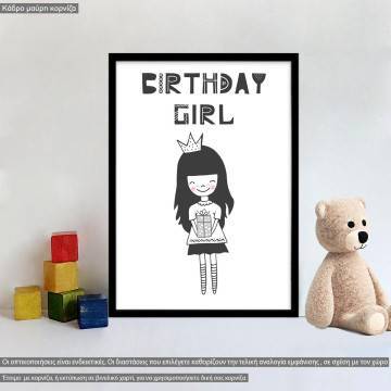 Birthday girl, poster