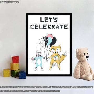 Let's celebrate,poster