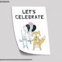Let's celebrate, αφίσα, πόστερ