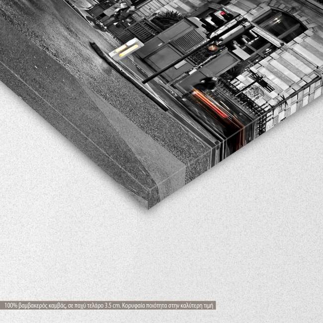 Πίνακας σε καμβά London bus, δίπτυχος, λεπτομέρεια