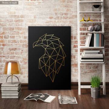 Canvas print Eagle vertical