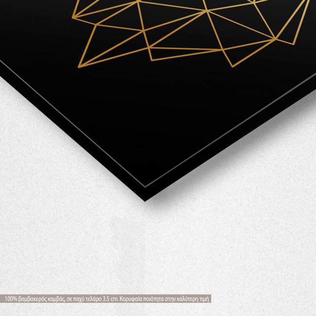 Πίνακας σε καμβά Αετός κάθετο, λεπτομέρεια