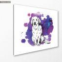 Canvas print Labrador Retriever Drawing