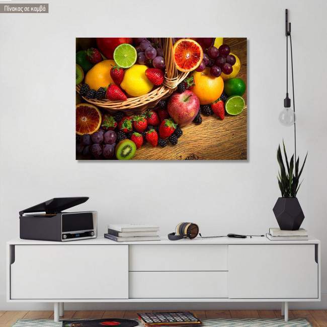 Πίνακας σε καμβά Φρούτα, Fresh fruits