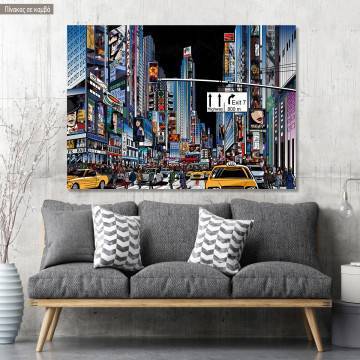 Canvas print New York vector art