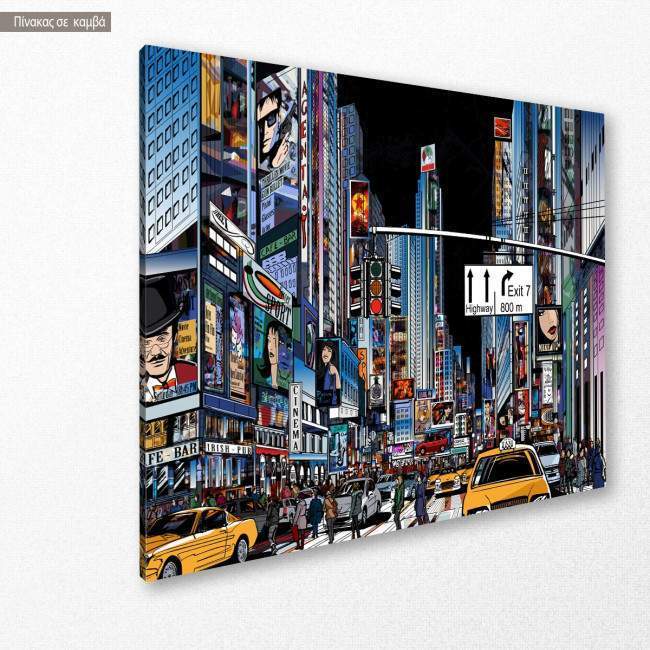 Canvas print New York vector art