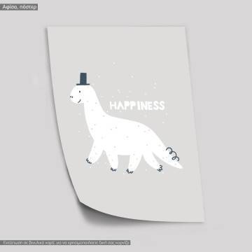 Dinosaur, happyness, poster 2