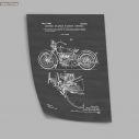 Harley Davidson motorcycle patent, αφίσα, πόστερ 