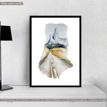 Road IV, κάδρο, μαύρη κορνίζα