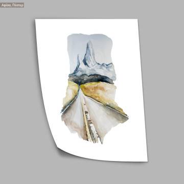 Road IV, κάδρο, μαύρη κορνίζα 2