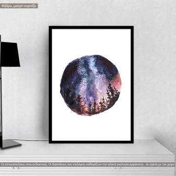 Starry sky IV, poster
