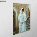 Canvas print Woman in white, Rallis