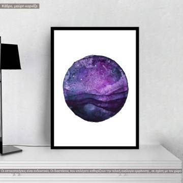 Starry sky VI, κάδρο, μαύρη κορνίζα