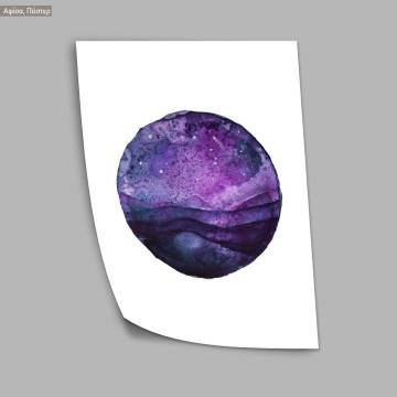 Starry sky VI, κάδρο, μαύρη κορνίζα 2