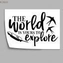 Poster The world is yours to explore