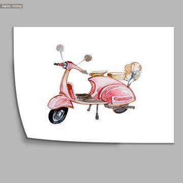Retro Vespa I, poster 2