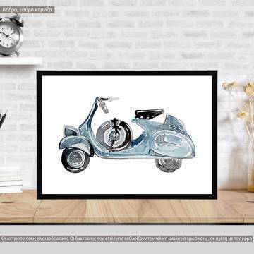Retro Vespa II,, poster