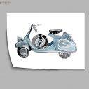 Retro Vespa II,, poster