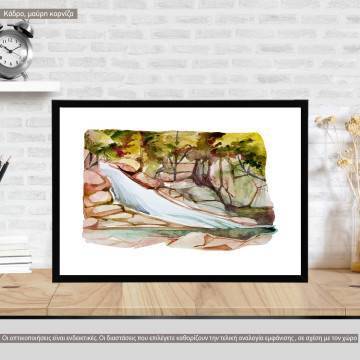 Waterfall III, poster