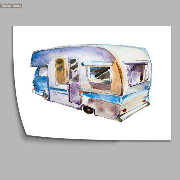 Happy Camper VII, κάδρο, μαύρη κορνίζα 2