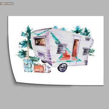 Travelling VI, κάδρο, μαύρη κορνίζα 2