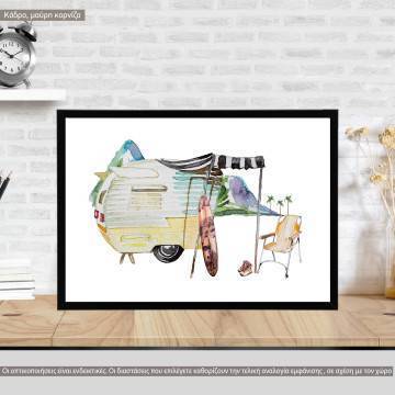 Travelling VII, poster