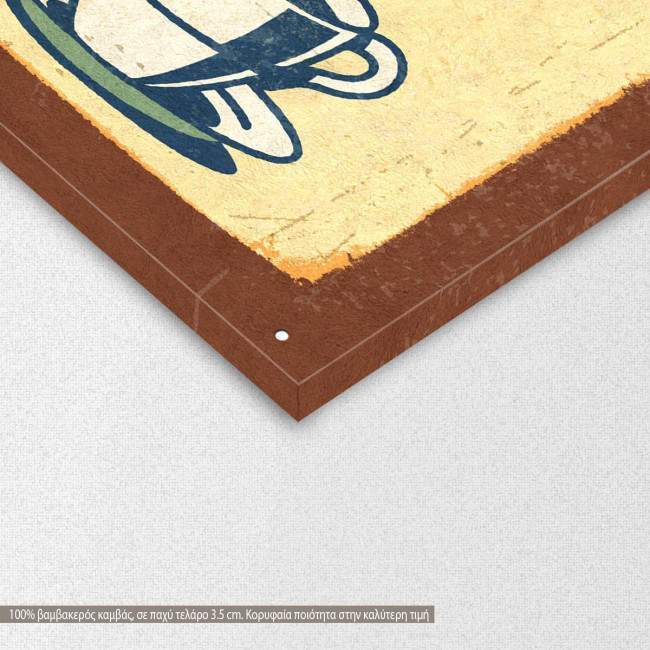 Canvas print Fresh brewed coffee