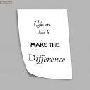 Make the difference, αφίσα, πόστερ