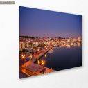 Canvas print Amazing view of the port of Mytilene