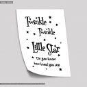 Kids canvas print Twinkle Twinkle little star