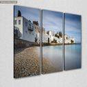 Canvas print Traditional architecture in Spetses,3 panels