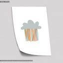 Rainy cloud Boho, poster