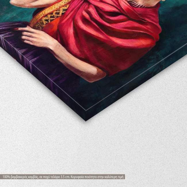 Πίνακας σε καμβά Butterfly Frida, δίπτυχος, λεπτομέρεια