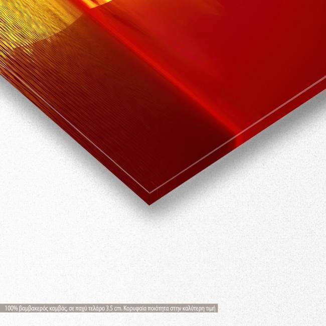 Πίνακας σε καμβά Red sunset, πανοραμικός, λεπτομέρεια
