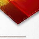 Canvas print Red sunset, panoramic