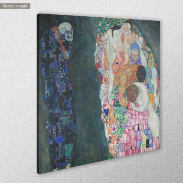 Canvas print Death and life, Klimt Gustav 2