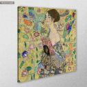 Canvas print Lady with a fan, Klimt G