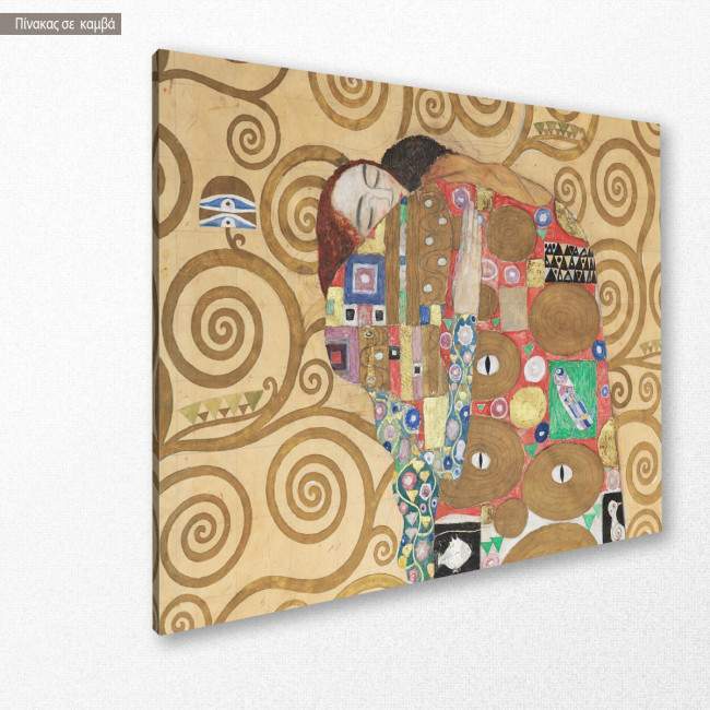 Canvas print Fulfilment (detail), Klimt G.