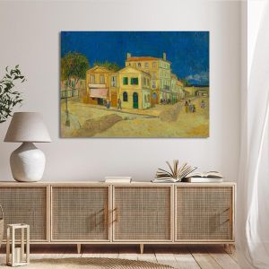 Canvas print The yellow house Vincent van Gogh Framed canvas View 1 2