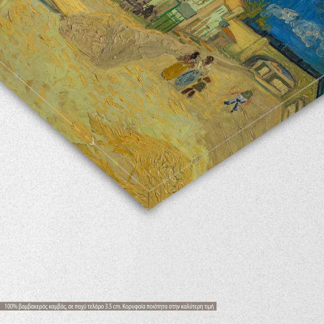 Canvas print The yellow house, Vincent van Gogh