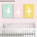 Kids canvas print Ballerinas Figures