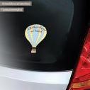 Baby car sticker Balloon personalized